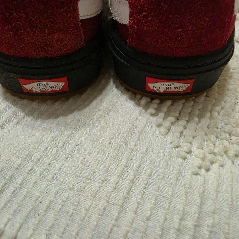 Vans‎ Berle Pro Skate Shoes Red And Black Mens 7